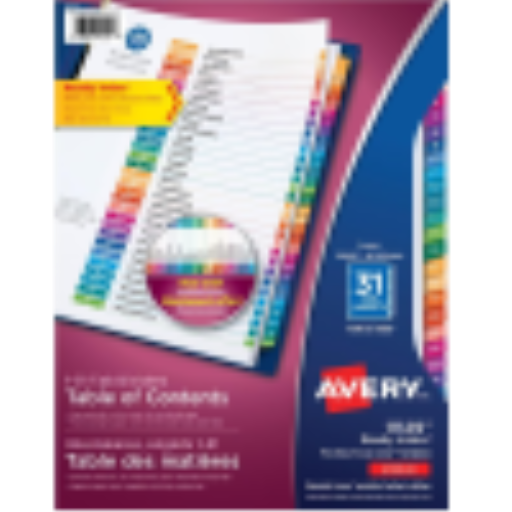 Avery 11129 Dividers