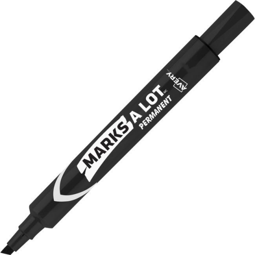 MARKS?A?LOT LARGE SIZE CHISEL TIP PERMANENT MARKERS, 1