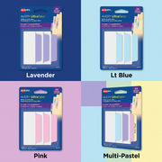 Matrix image showing Avery UltraTabs in Lavender, Light Blue, Pink, and Multi-Pastel packs.