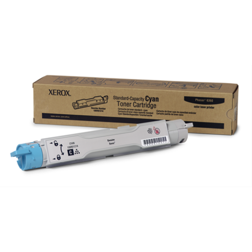 Toner Xerox 106R01214 — cyan, standard, pour Phaser 6360