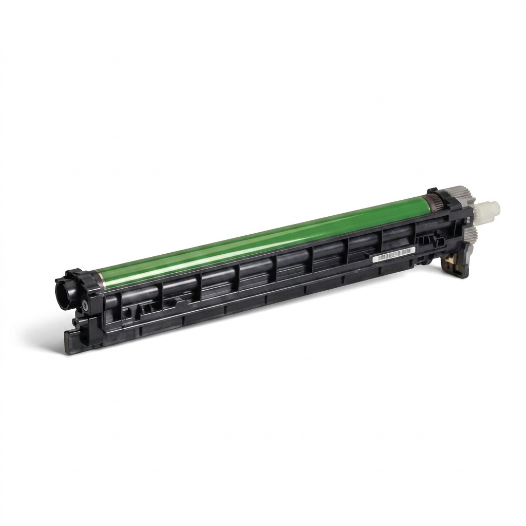 A high-resolution image of the Xerox 101R00602 black and green drum cartridge on a pure white background.