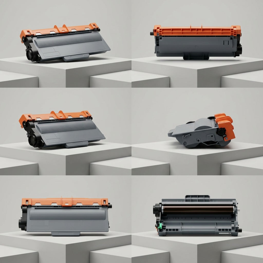 A 3x2 grid showing the Balloon Brand CTTN780 compatible toner cartridge from multiple angles on a light grey background.