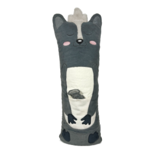 Peluche lourde Sleepies Manimo — Pétunia la mouffette, 3 lb