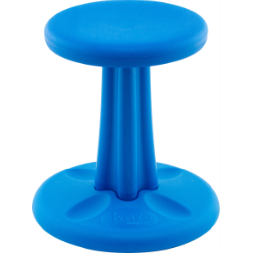 Tabouret actif Kore — 36 cm, bleu
