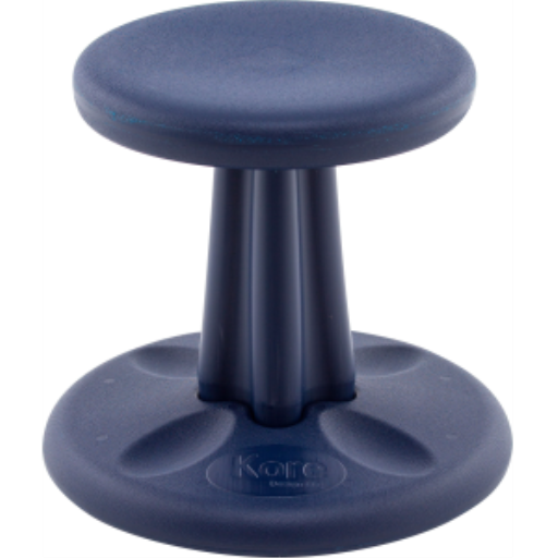 Tabouret actif Kore — 30 cm, bleu foncé