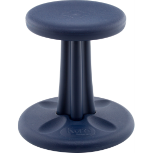 Tabouret actif Kore — 36 cm, bleu foncé