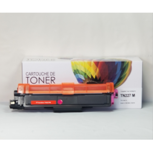 Toner compatible Balloon Brand pour Brother TN227M — magenta, haute capacité, rendement 2 300 pages