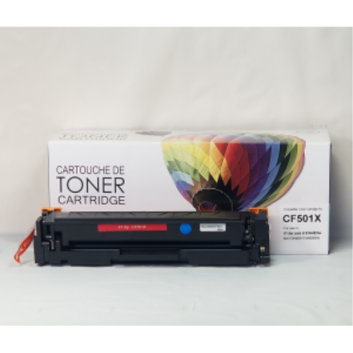 Toner compatible Balloon Brand pour HP / Canon CF501X / 3027C001 — cyan, haute capacité