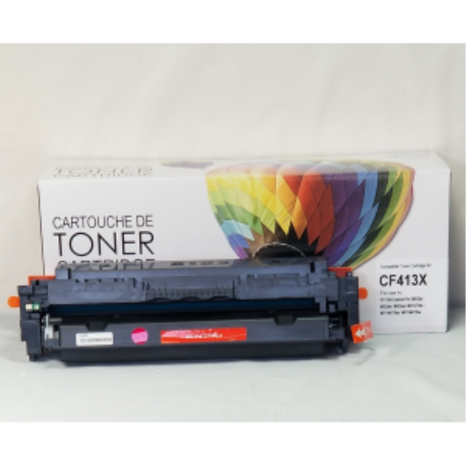 Toner compatible Balloon Brand pour HP CF413X — magenta, haute capacité, rendement 5 000 pages