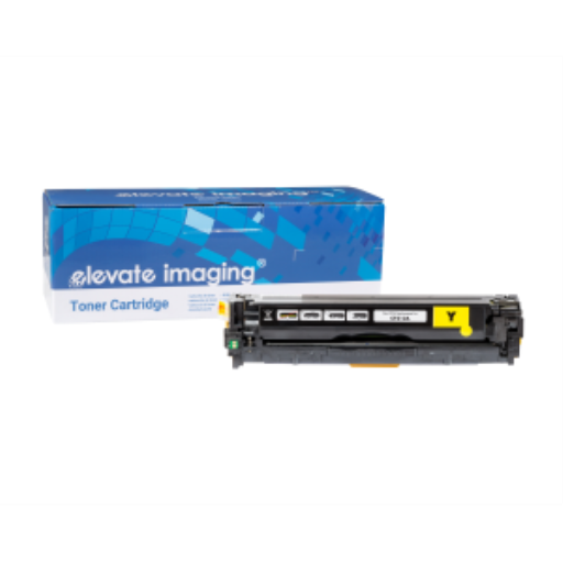 Toner remanufacturé HP CF212A — jaune, rendement 1 800 pages