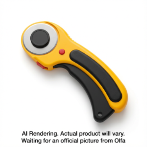 Couteau rotatif OLFA RTY-2/DX — 45 mm, ergonomique