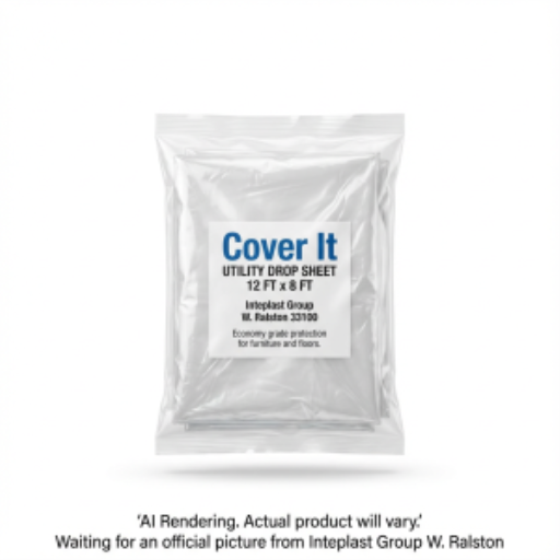 Pellicule de protection COVER IT — 8 x 12 pi, 1 unité