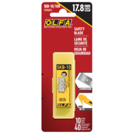 Lames de rechange OLFA SKB-10/10B — 10 unités
