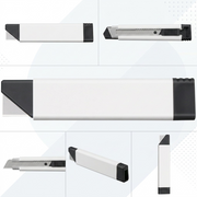 A premium grid layout showcasing the Olfa CTN-1 carton cutter from five different precise product angles.