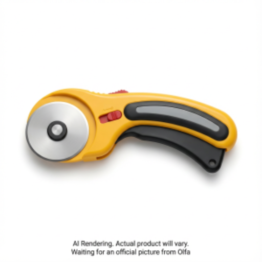 Couteau rotatif OLFA RTY-3/DX — 60 mm, ergonomique