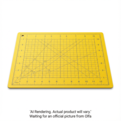 Tapis de coupe double face OLFA CM-9X12-01/YEL — 9 x 12 po, jaune