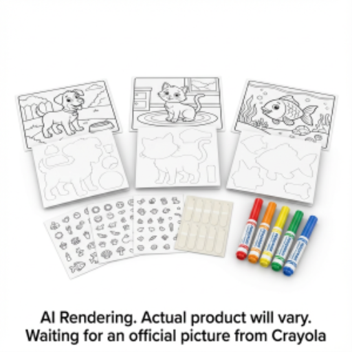 Ensemble d’activités 3D POPs Crayola — animaux