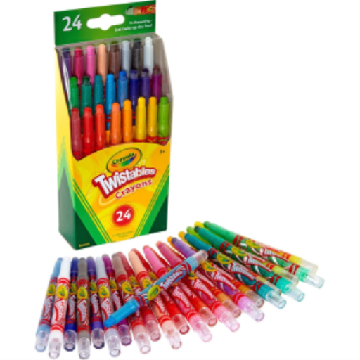 Mini crayons Twistables Crayola — 24 couleurs