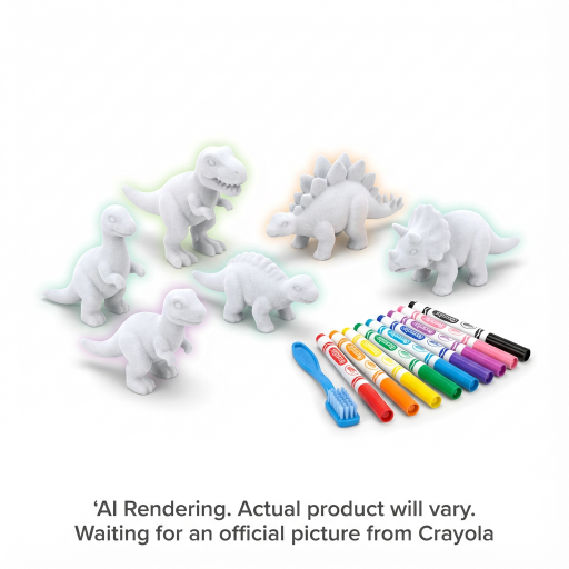 Ensemble Scribble Scrubbie Crayola — dinosaures