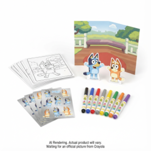 Trousse Color Wonder Crayola — Bluey