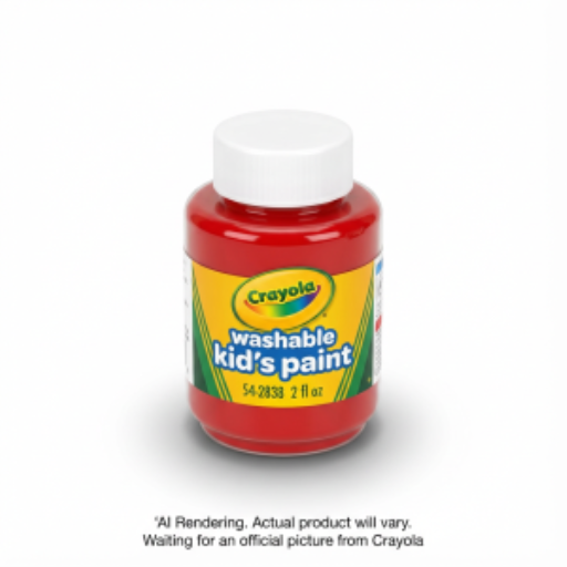 Peinture lavable Crayola — rouge, 59 ml