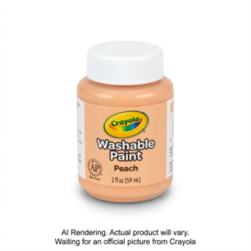 Peinture lavable Crayola — pêche, 59 ml