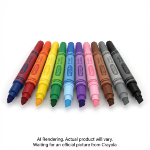 Marqueurs Doodle & Draw double pointe Crayola — 10 couleurs