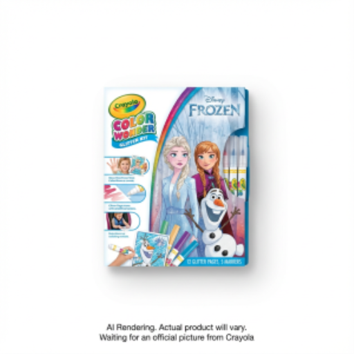 Trousse Color Wonder à paillettes Crayola — Frozen
