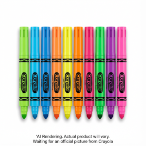Marqueurs lavables néon Crayola — 10 couleurs