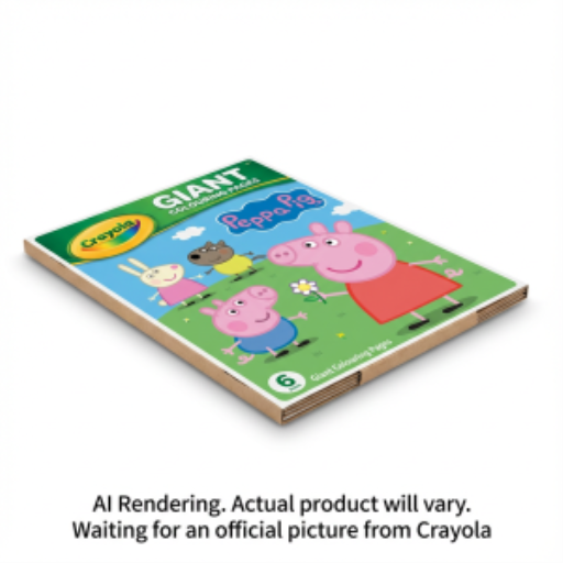 Pages géantes à colorier Crayola — Peppa Pig