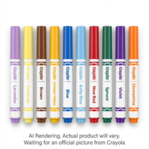 Mini marqueurs Color Wonder Crayola — 10 couleurs