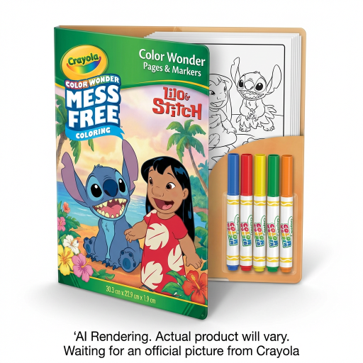 Pages et marqueurs Color Wonder Crayola — Lilo & Stitch