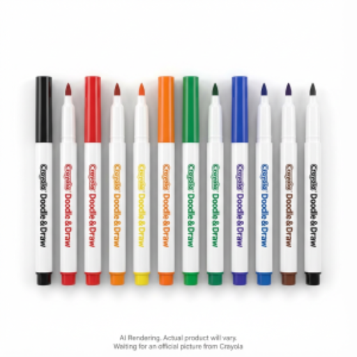Marqueurs Doodle & Draw à pointe ultra-fine Crayola — 12 couleurs