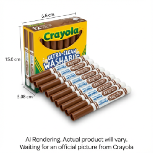 Marqueurs lavables à pointe large Ultra-Clean Crayola — 12 couleurs