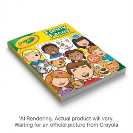 Livre de coloriage Crayola — Funny Faces