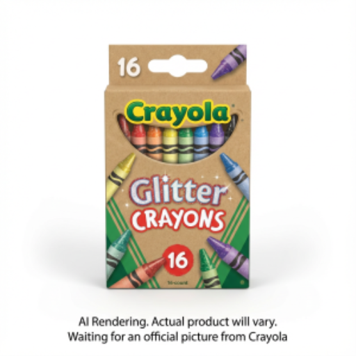 Crayons de cire Crayola à paillettes — 16 couleurs