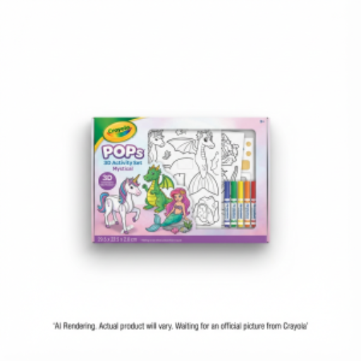 Ensemble d’activité 3D POPs Crayola — mystique