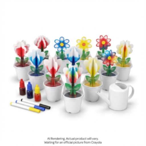 Trousse scientifique de fleurs en papier Crayola