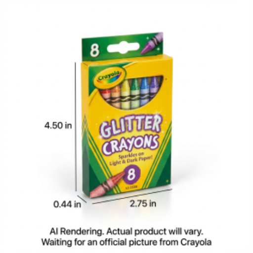 Crayons Crayola à paillettes — 8 couleurs