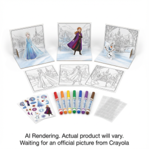Ensemble d’activité 3D POPs Crayola — Frozen