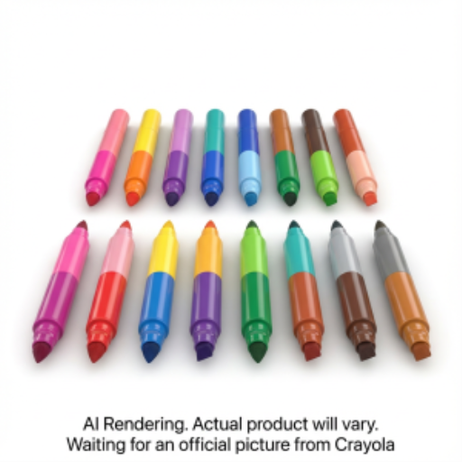 Marqueurs Doodle & Draw double pointe Crayola — 12 couleurs