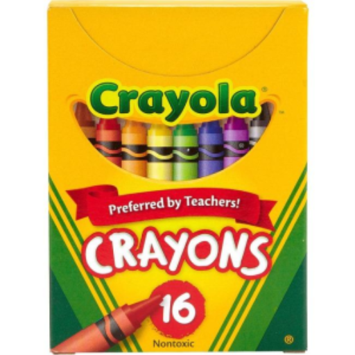 Crayons de cire Crayola — 16 couleurs