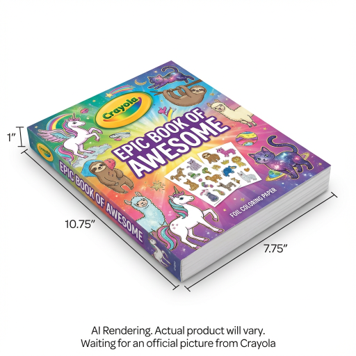 Livre de coloriage Crayola — créations amusantes, 288 pages