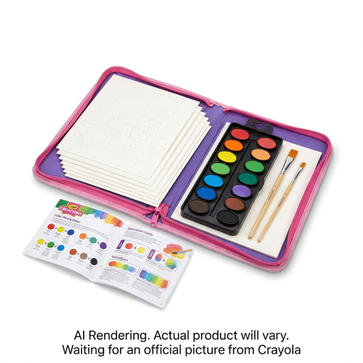 Ensemble aquarelle théorie des couleurs Crayola Creations