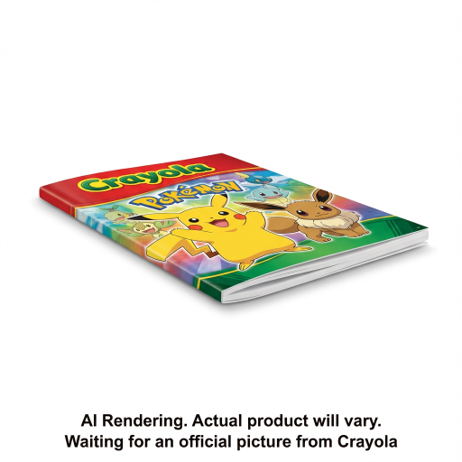 Livre de coloriage Crayola — Pokémon, 48 pages
