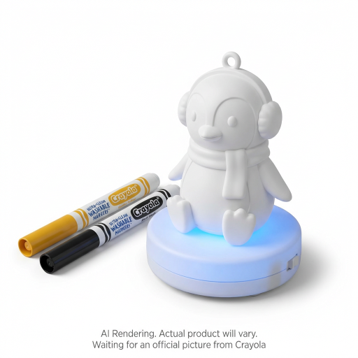 Mini pingouin recolorable Light-Ups Crayola