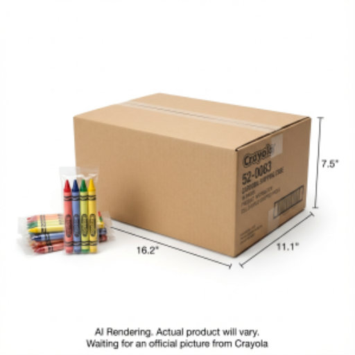 Paquets de crayons Crayola — 4 couleurs, caisse de 360