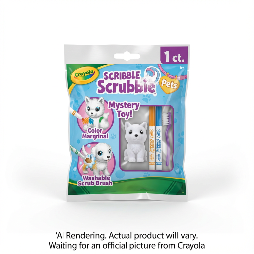 Animal Scribble Scrubbie Crayola — 1 pièce