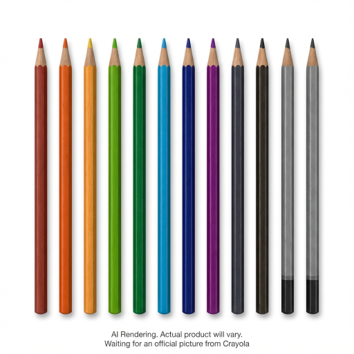 Crayons à dessin Sketch & Shade Crayola — 14 pièces