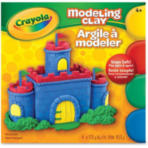 Pâte à modeler Crayola — 4 couleurs